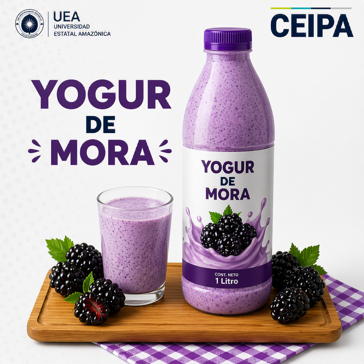 YOGURT BEBIBLE - MORA - 1 lt.
