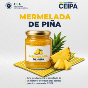 MERMELADA DE PIÑA - 250 gr (Frasco de vidrio)